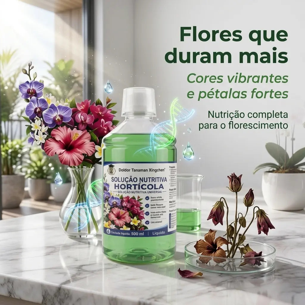 FloraMax Universal – Fertilizante Líquido Concentrado para Plantas, Flores e Hortaliças