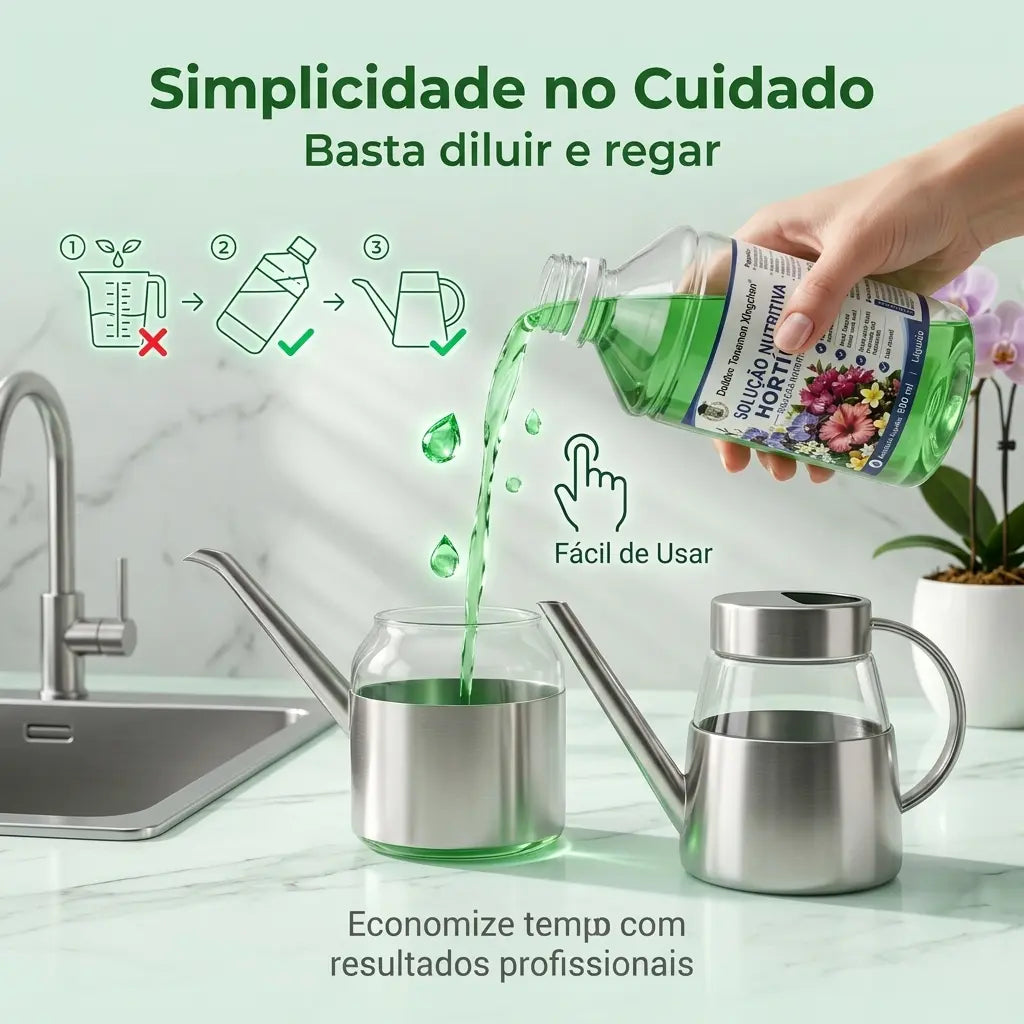 FloraMax Universal – Fertilizante Líquido Concentrado para Plantas, Flores e Hortaliças