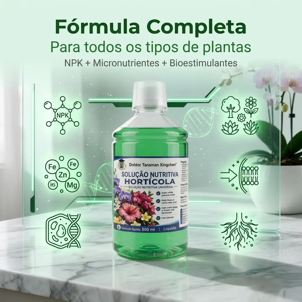 FloraMax Universal – Fertilizante Líquido Concentrado para Plantas, Flores e Hortaliças