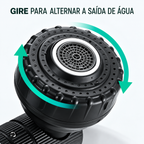Torneira Giratória 1080° Robótica - Para Pia de Cozinha e Banheiro com Sistema Antirrespingos