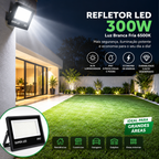 Refletor LED 300W Super LED IP67 – Luz Branca Fria 6500K | Oferta Especial Enquanto Durar o Estoque