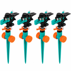 Aspersor Irrigador de Impulso 360° para Jardim e Gramado