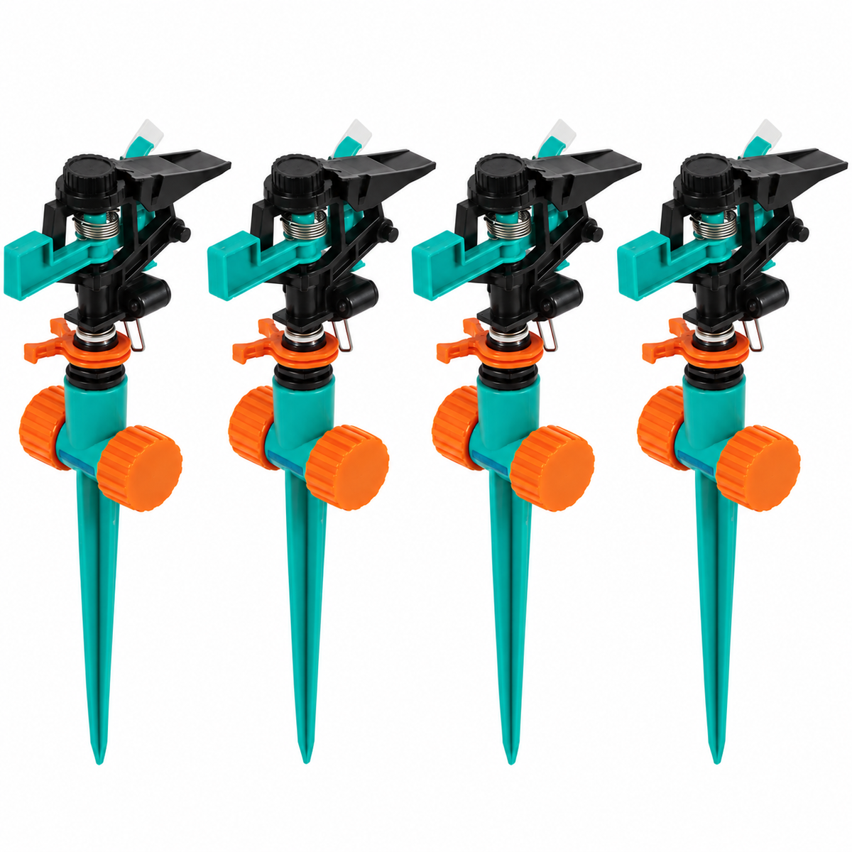 Aspersor Irrigador de Impulso 360° para Jardim e Gramado