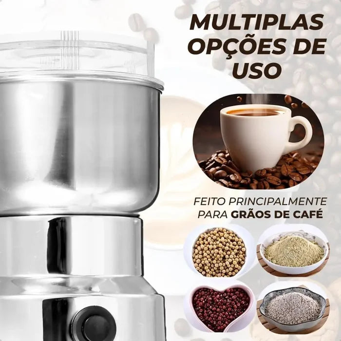 Moedor e Triturador Elétrico de Grãos Multifuncional - Produto 100% Original - (Entrega Full)
