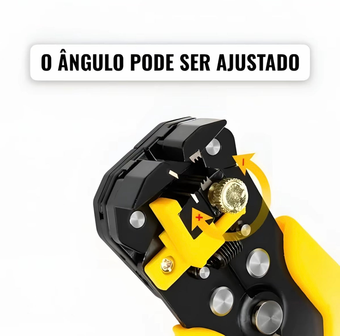 Kit Alicate Decapador e Crimpador de Terminais Profissional + 1200 Terminais Ilhós Tubular