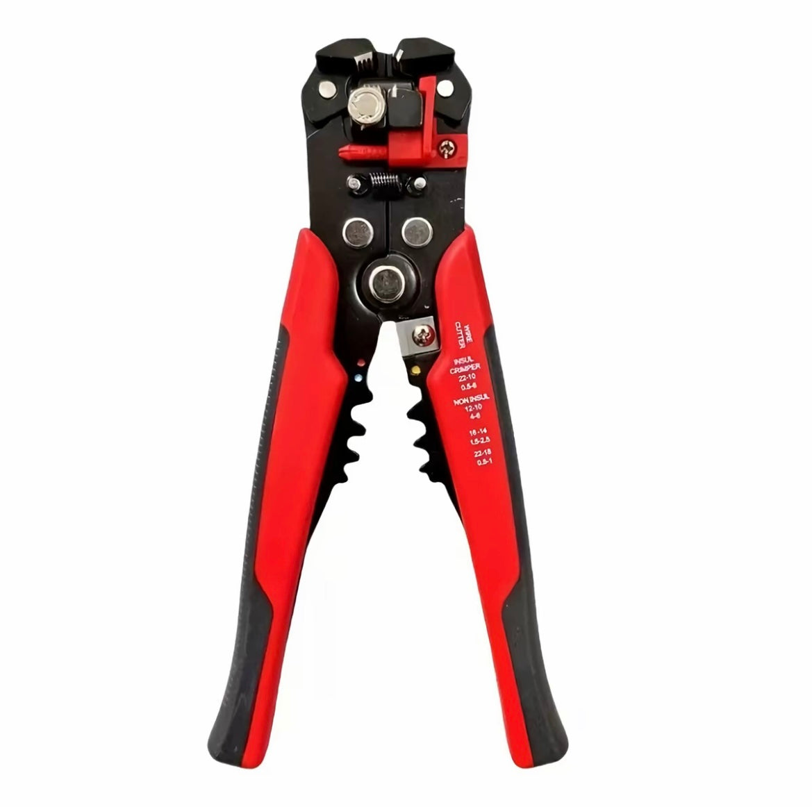 Kit Alicate Decapador e Crimpador de Terminais Profissional + 1200 Terminais Ilhós Tubular