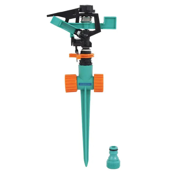Aspersor Irrigador de Impulso 360° para Jardim e Gramado