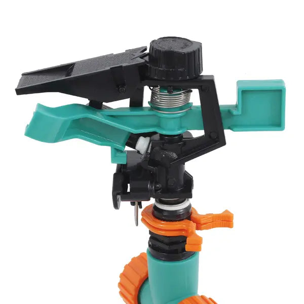 Aspersor Irrigador de Impulso 360° para Jardim e Gramado